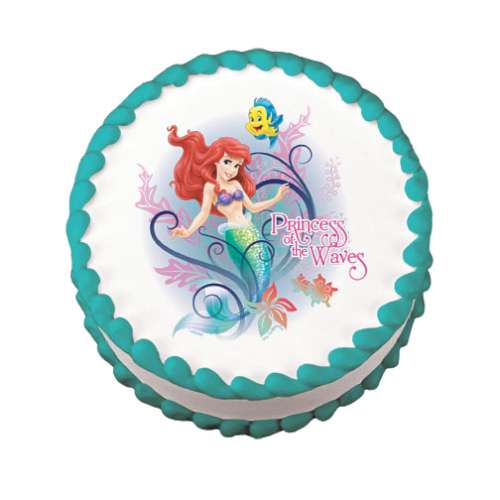 The Little Mermaid Edible Icing Image #4 - Click Image to Close